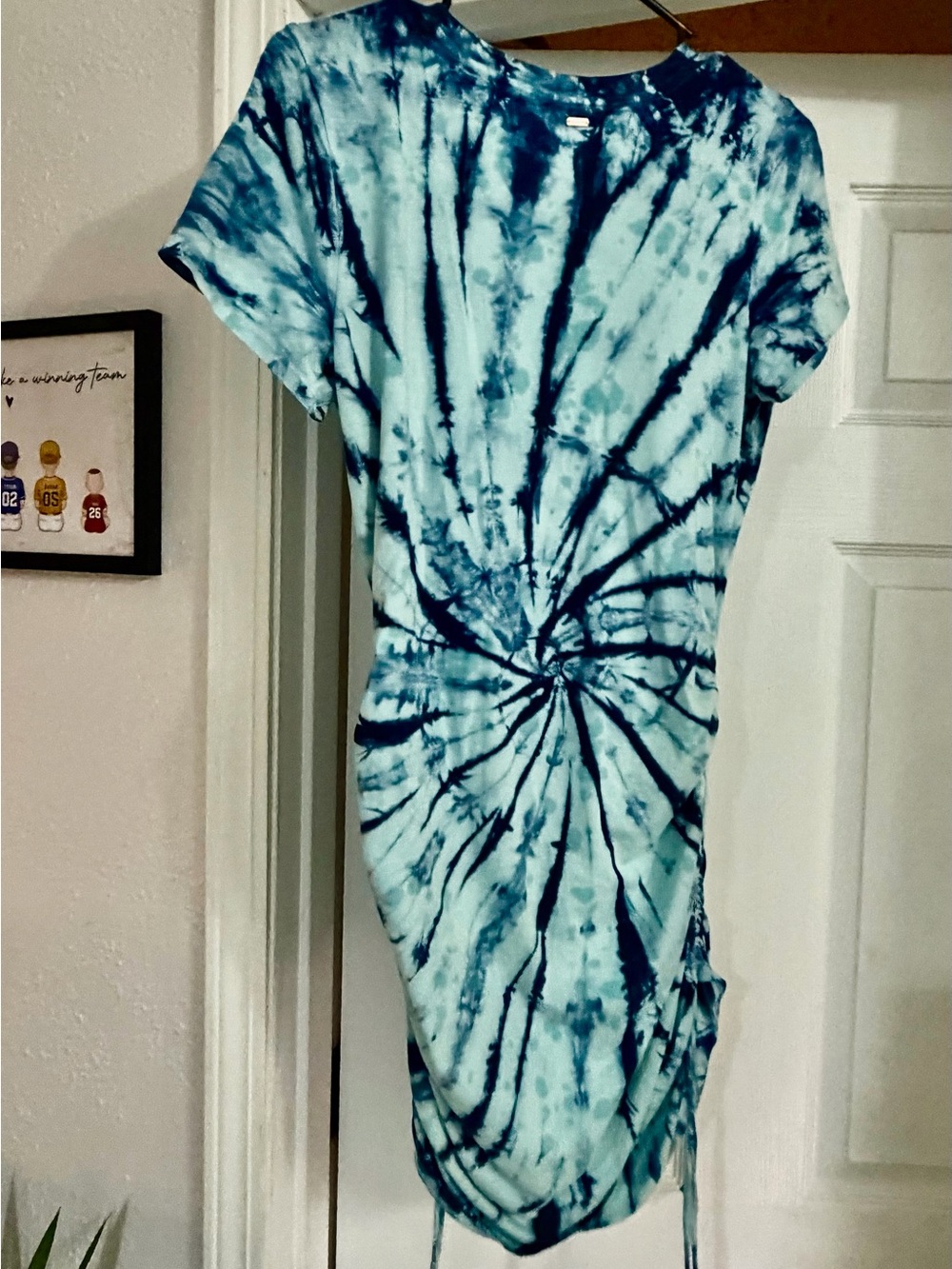 PINK - Tie-Dye Bodycon Dress (medium)